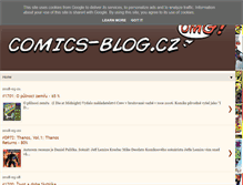Tablet Screenshot of comics-blog.cz